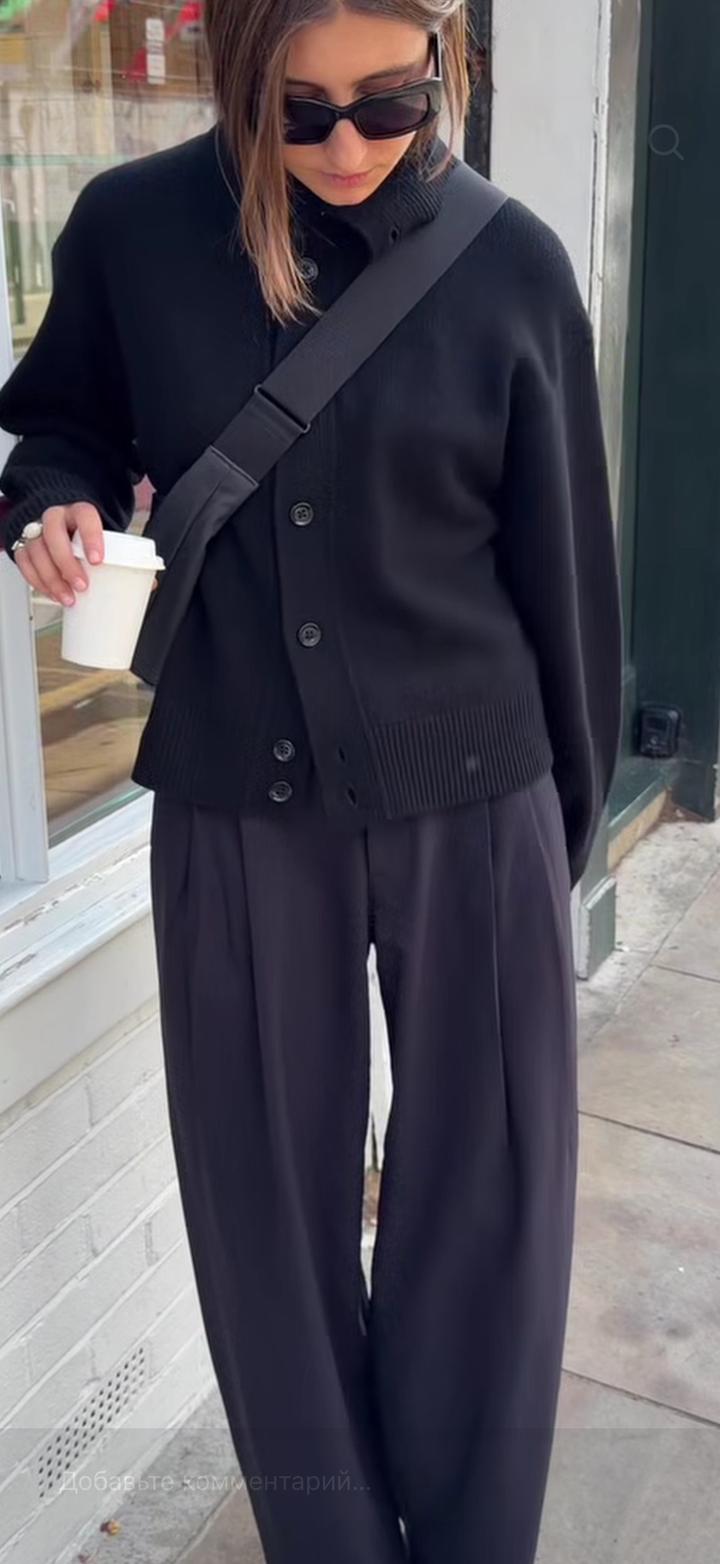 Брюки Uniqlo бежевый цвет