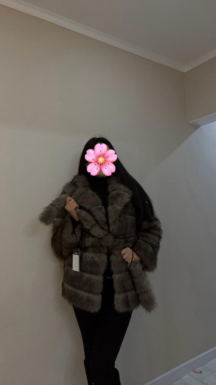 Шуба из искусственного меха