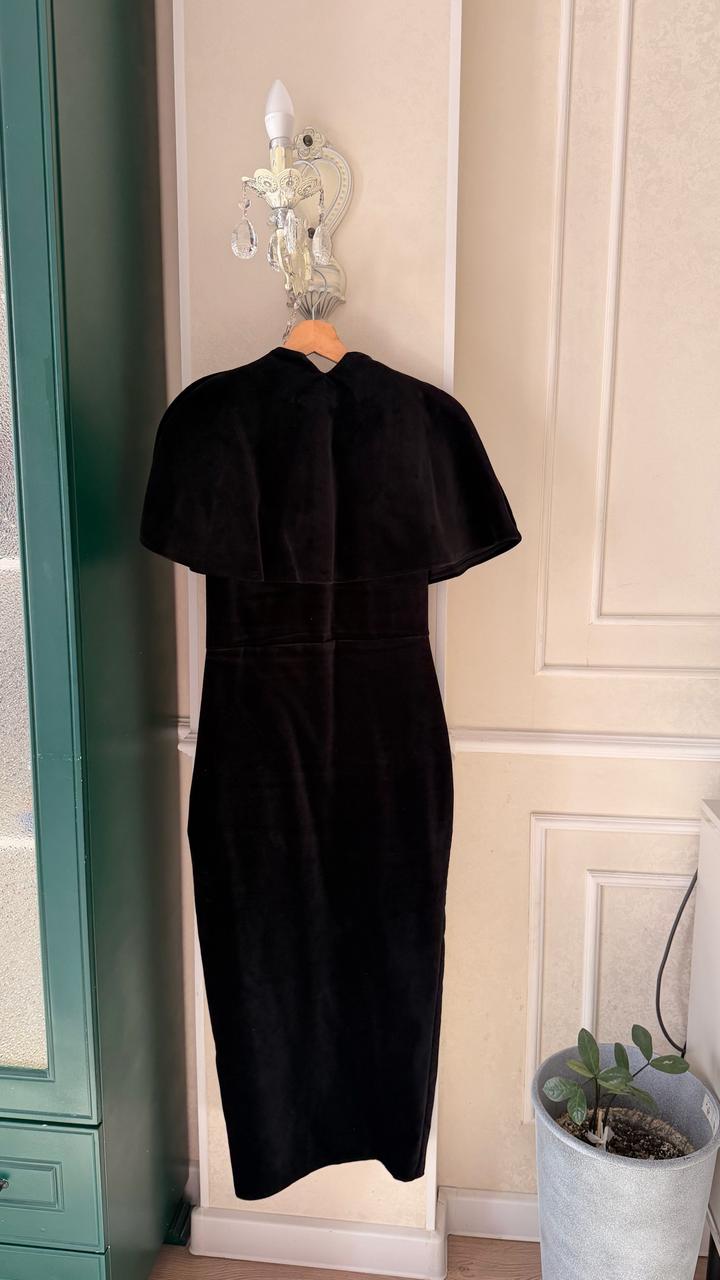 Платье миди с накидкой Alisha_atelier