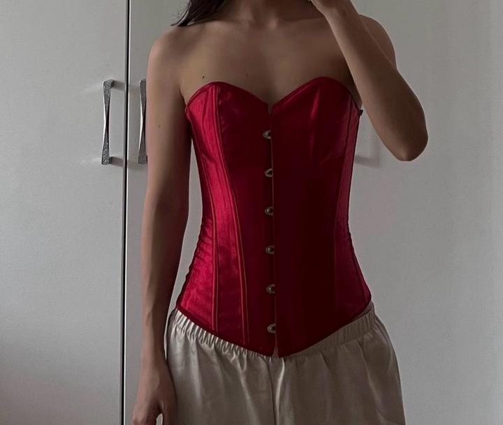 Zara Красный корсет