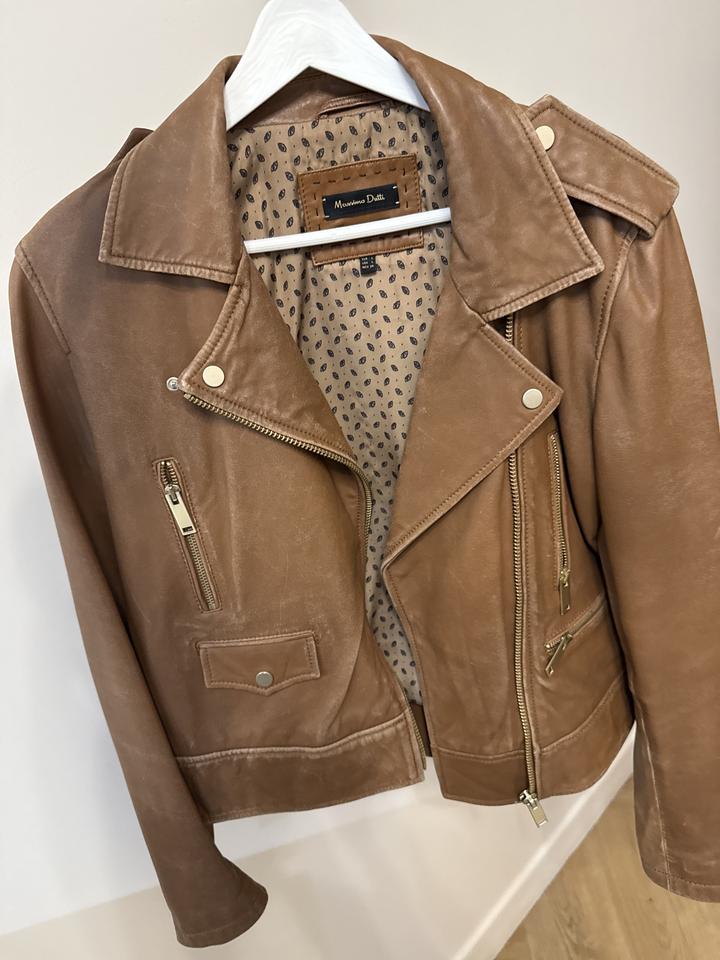 Massimo Dutti Кожаная куртка