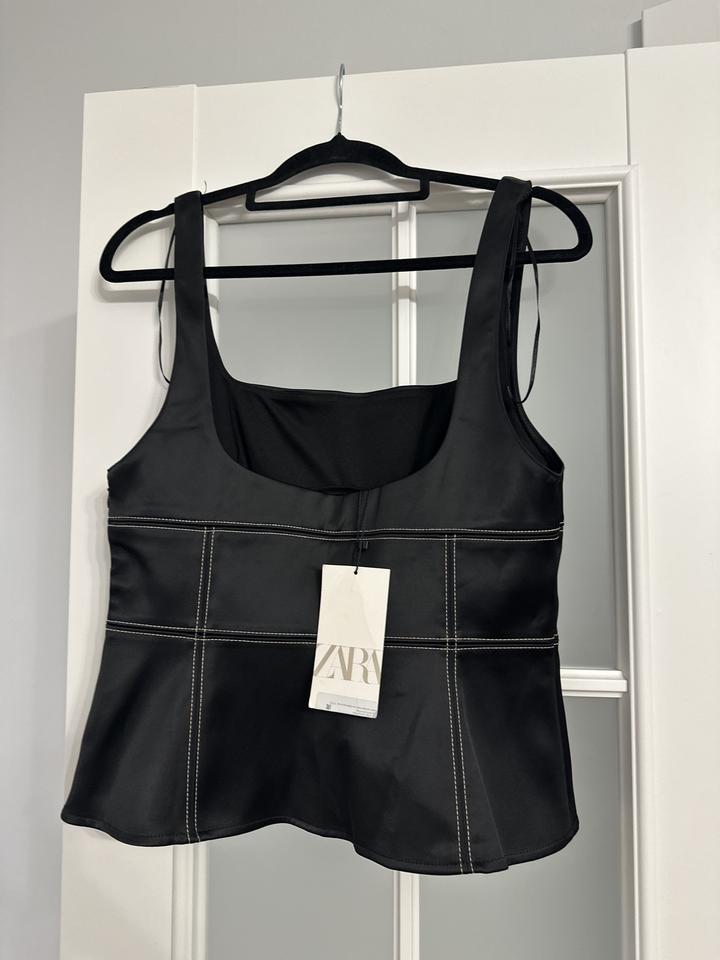 ZARA топ корсет