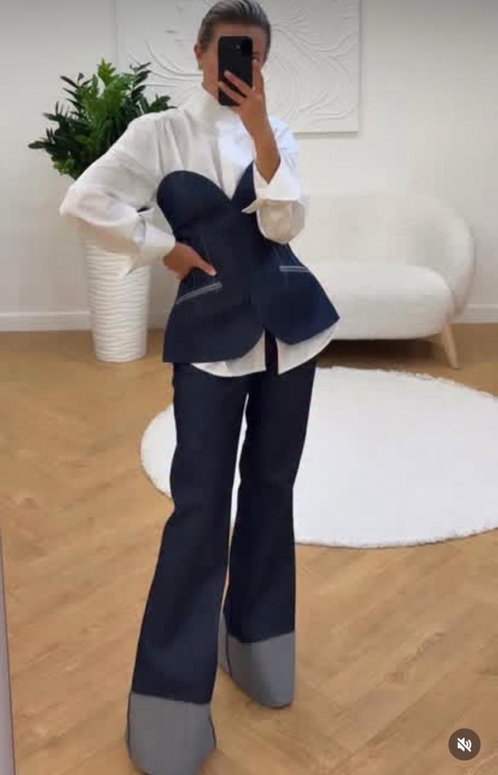 Джинсовый костюм