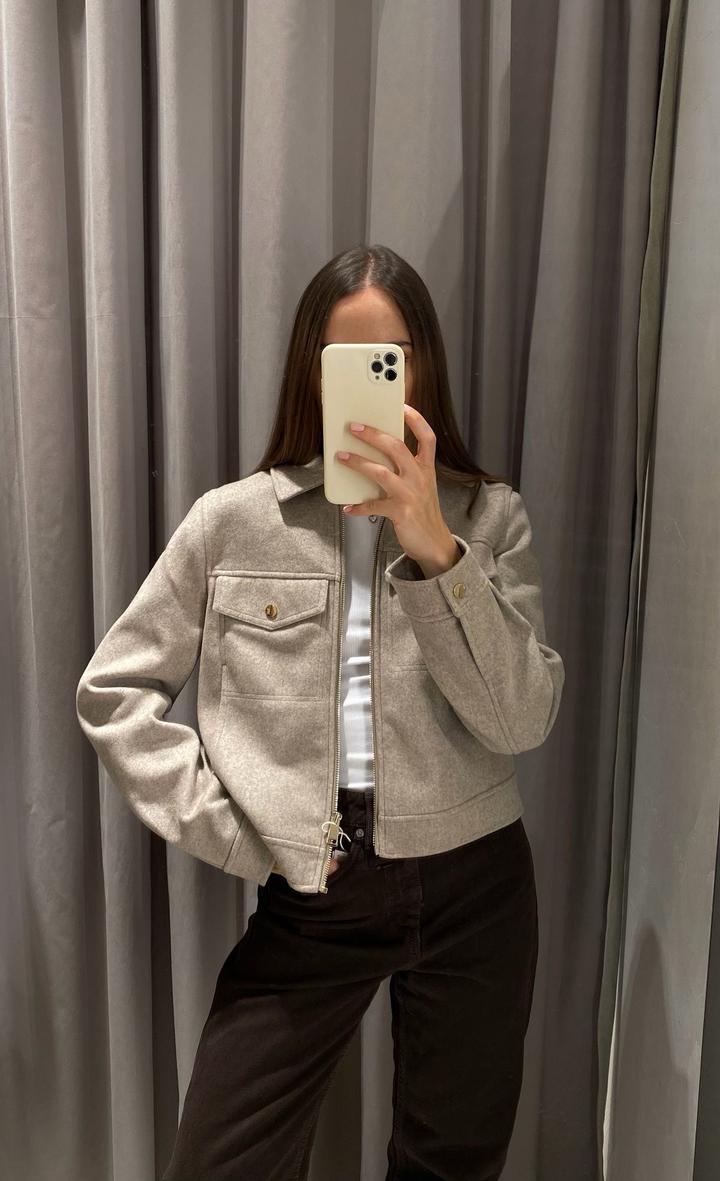 Укороченная куртка ZARA