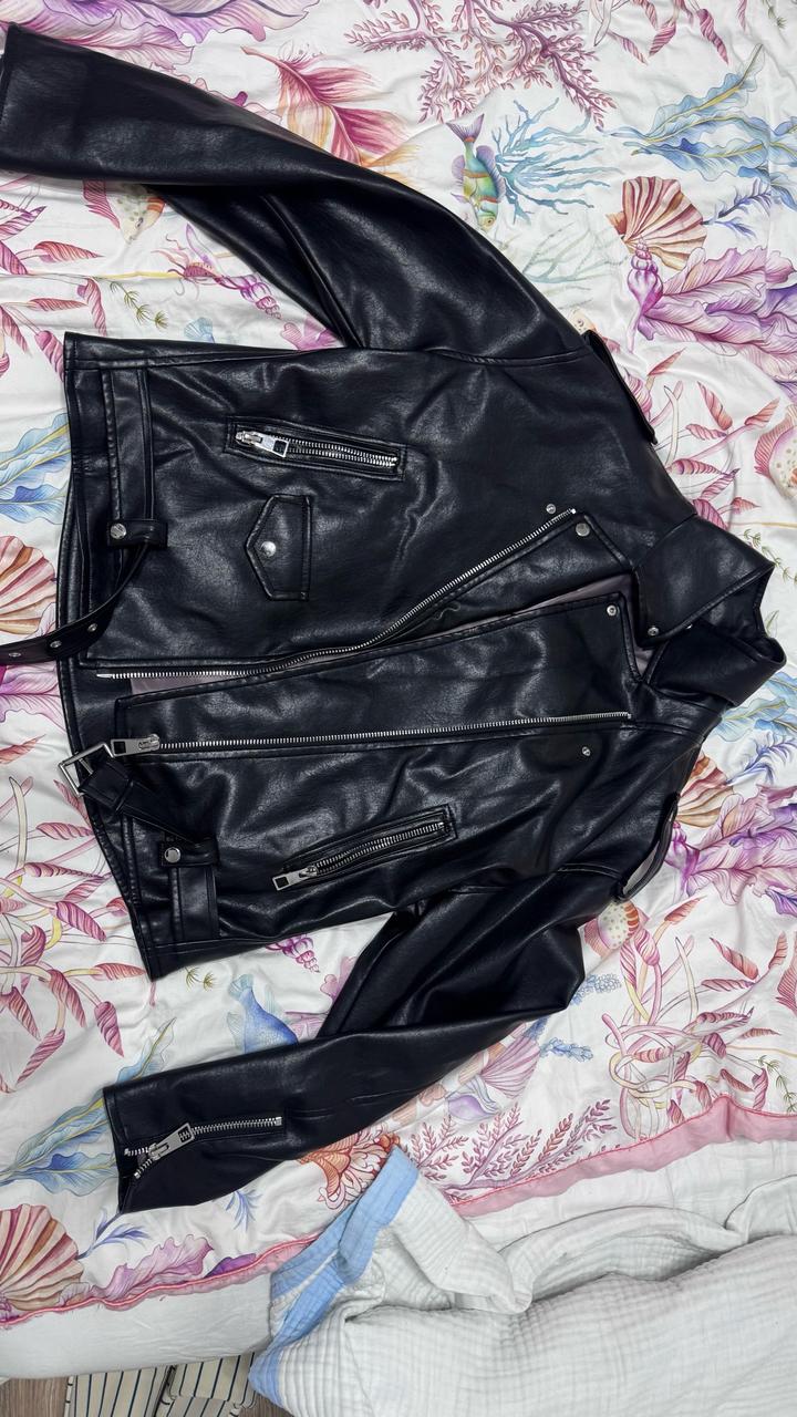 Mng Collection Куртка-косуха из экокожи
