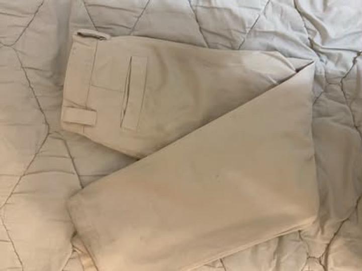 Zara брюки широкие бежевые