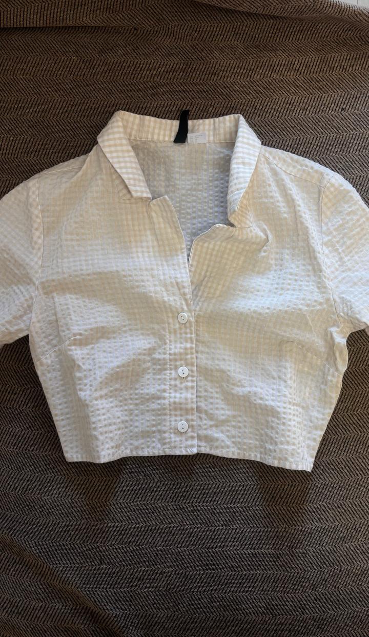 Укороченная рубашка H&M