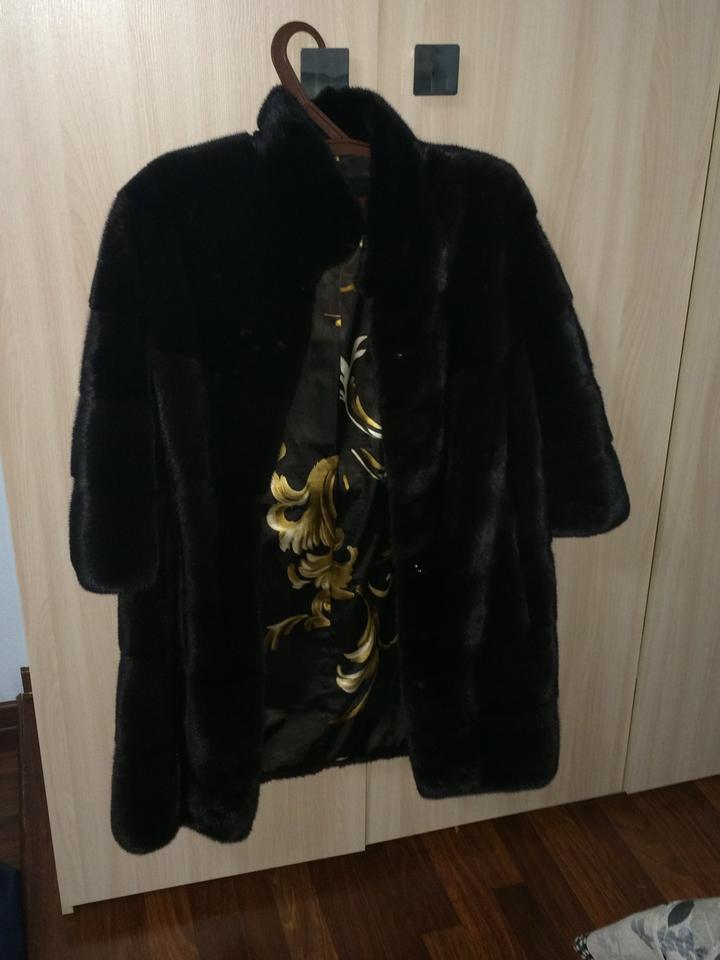 Норковая шуба Блэк Лама
