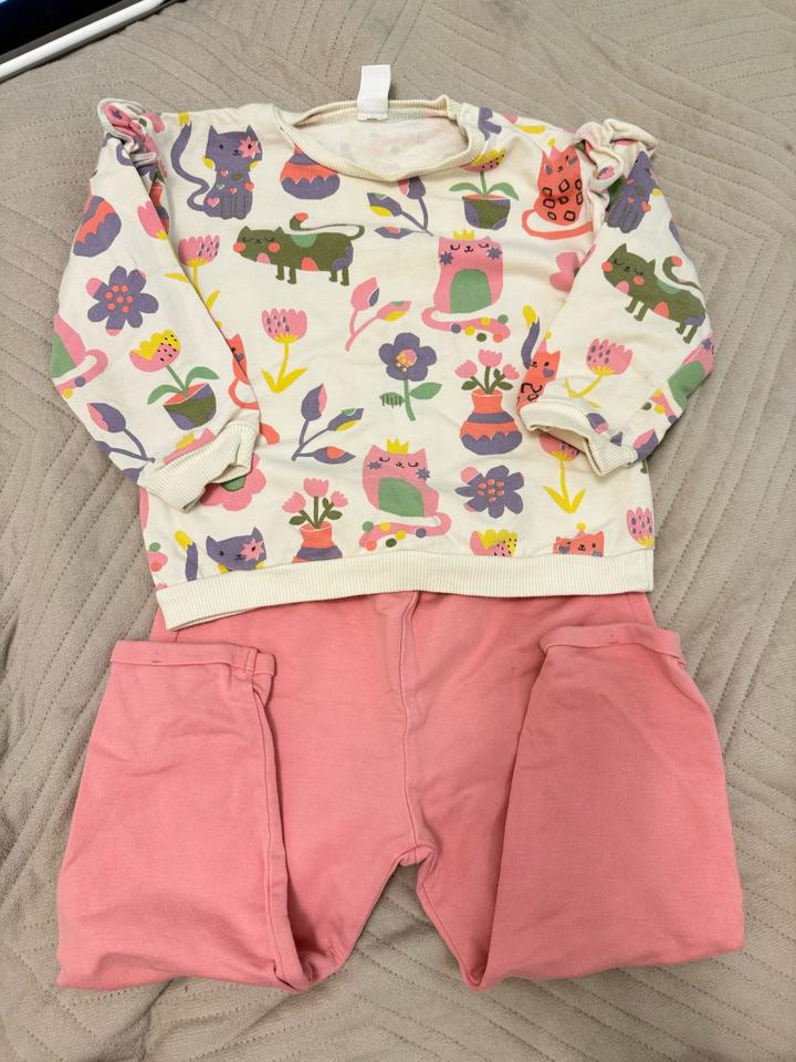 LC Waikiki Детский трикотажный костюм-двойка LCW Baby (свитшот + штанишки), 86–92 см /