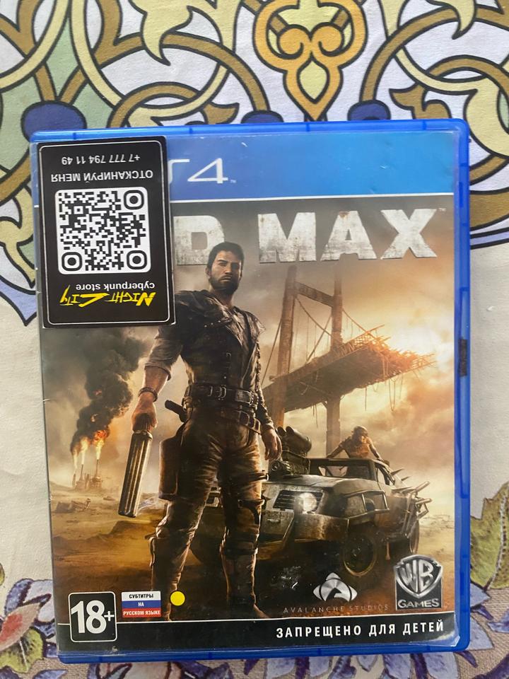 Mad Max диск на Sony Playstaytion 4