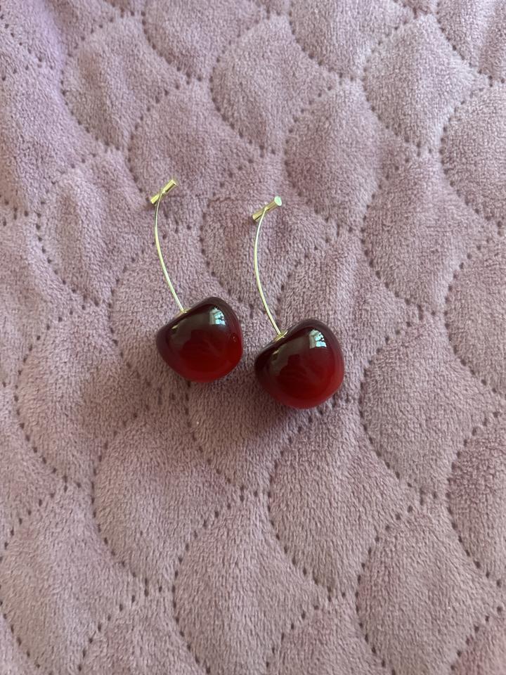 Серьги вишни