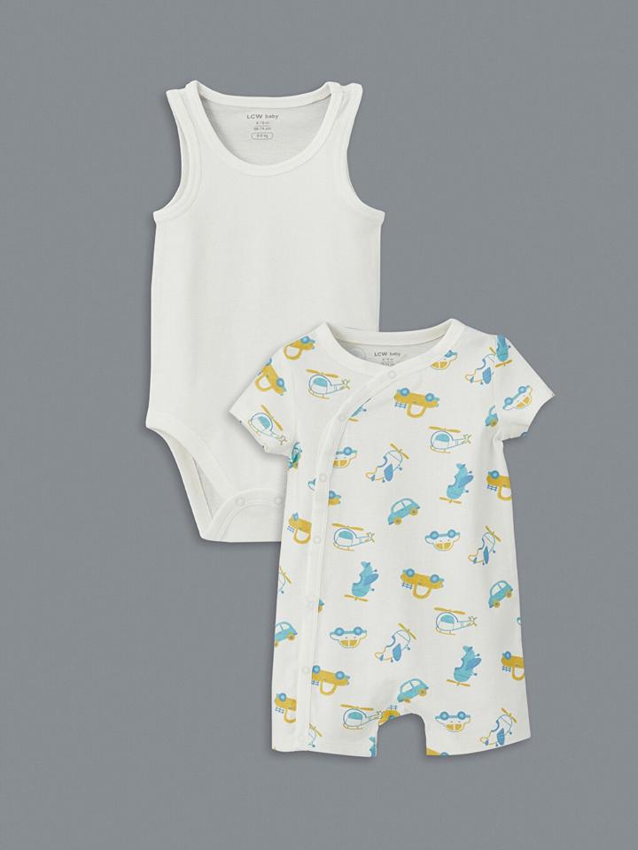 LC Waikiki Набор из боди и песочника LCW baby