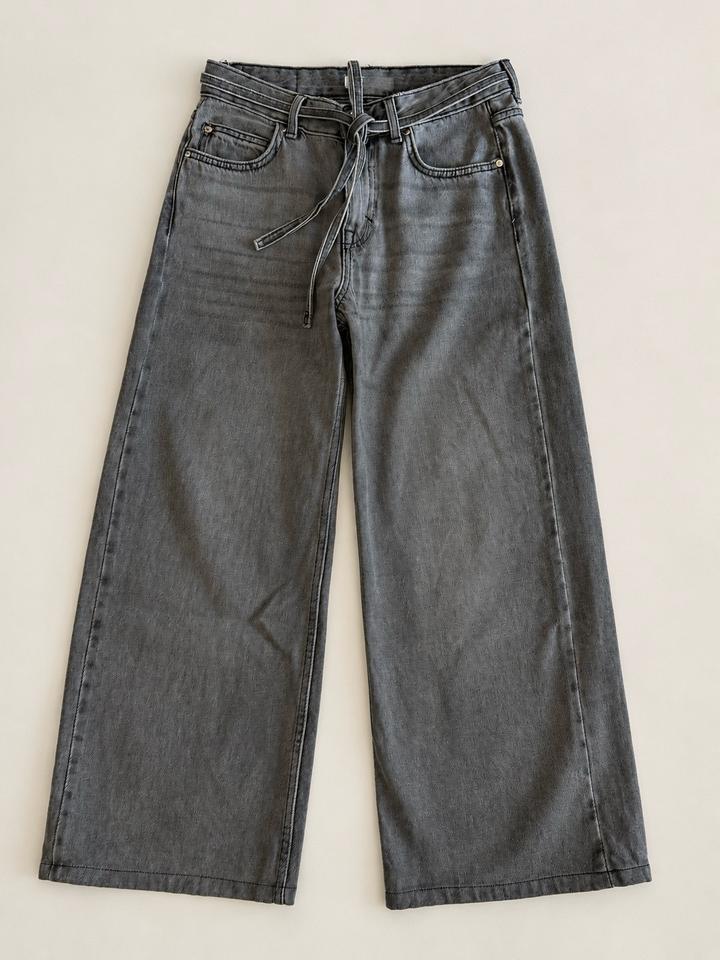 Pull & Bear Широкие джинсы Pull&Bear серые
