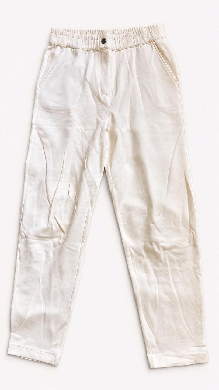 Белые брюки Massimo Dutti зауженные