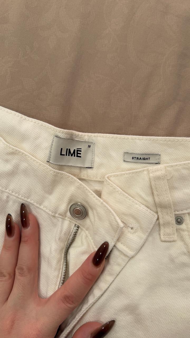 Джинсы LIME белые