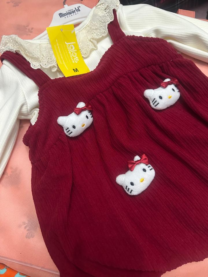JoJo Maman Bebe Сарафан детское с принтом hello kitty