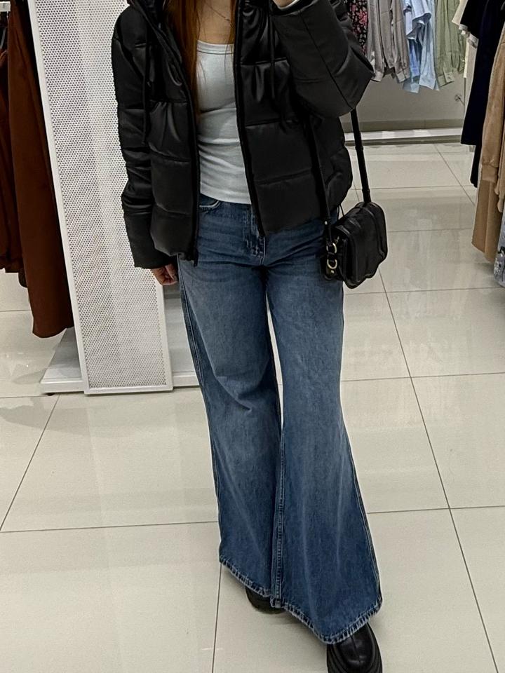 Джинсы Zara ZW Collection Flare с высокой посадкой