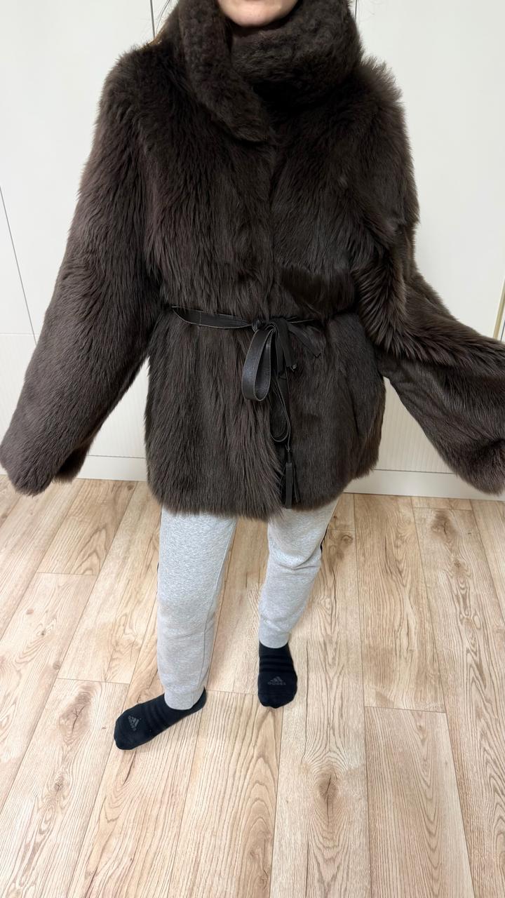 Двусторонняя дубленка