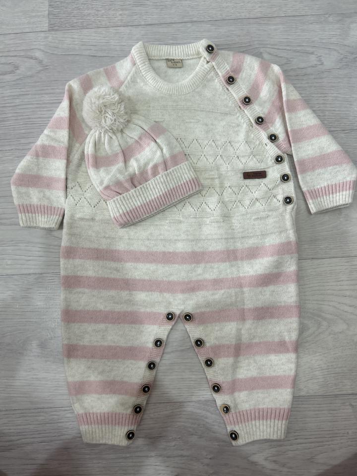lara babies вязаный комбинезон и шапка