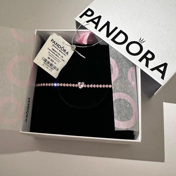 Теннисный браслет Pandora