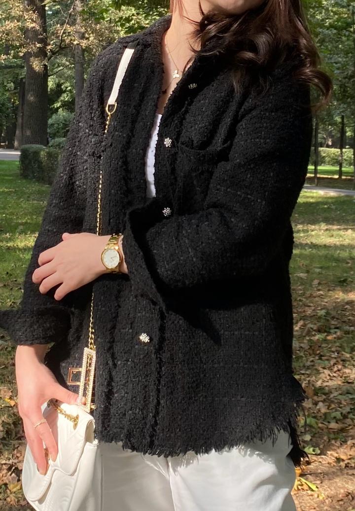 Твидовый жакет