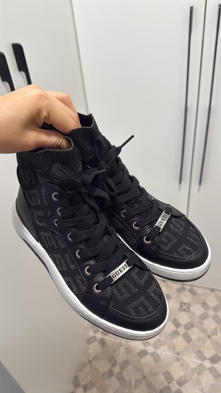 Кроссовки GUESS высокие черные