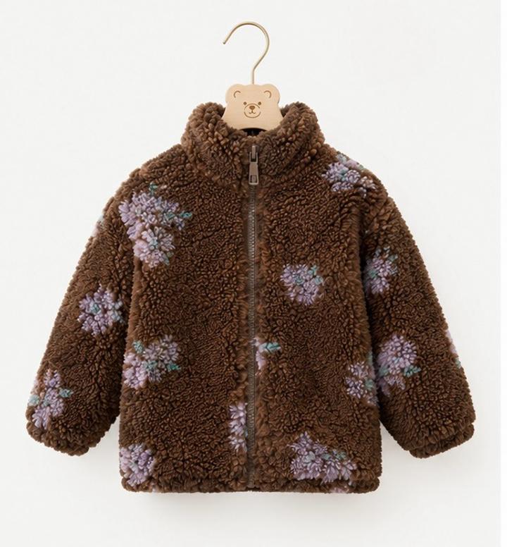 Zara десткая тёплая куртка