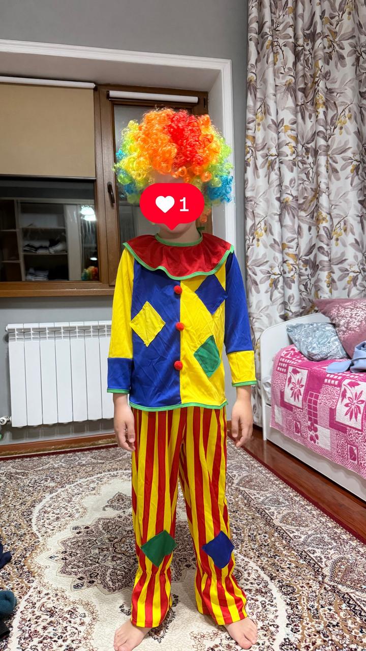 Детский карнавальный костюм клоуна