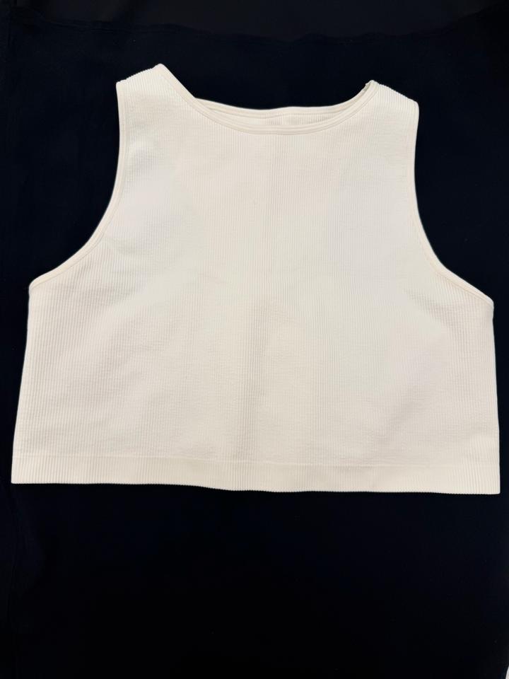 H&M топ белый спортивный