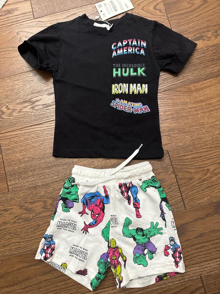 Комплект ZARA: футболка и шорты Marvel
