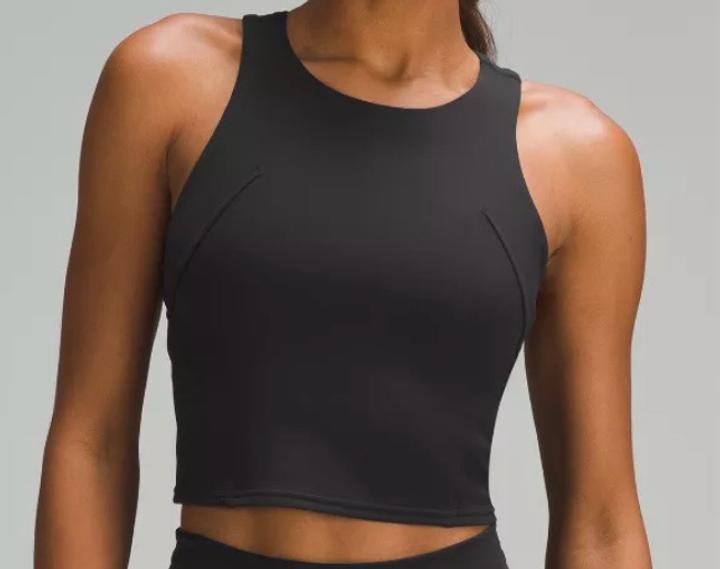 Lululemon спортивный кроп-топ