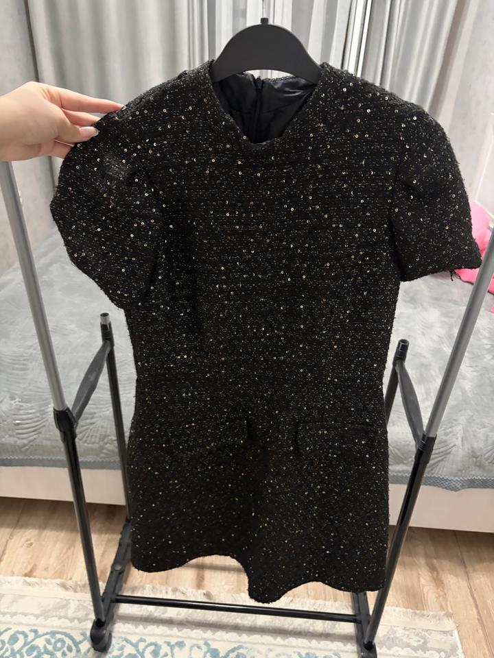IFER COLLECTION Платье из твида с пайетками