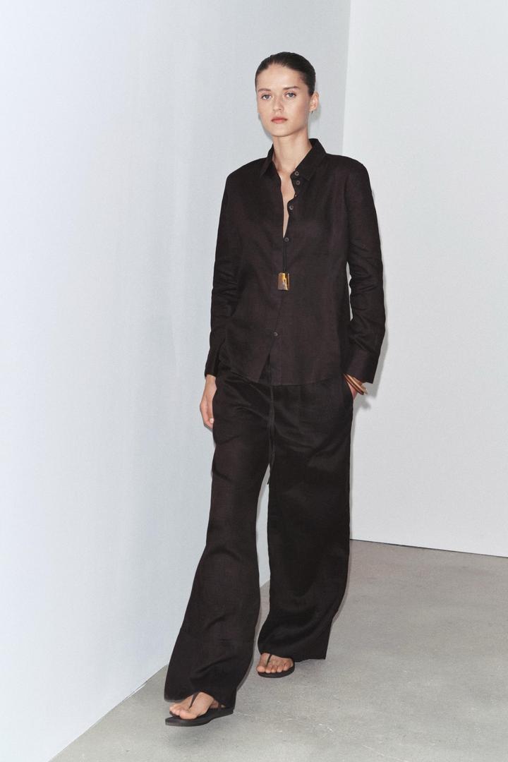 Льняной костюм Zara