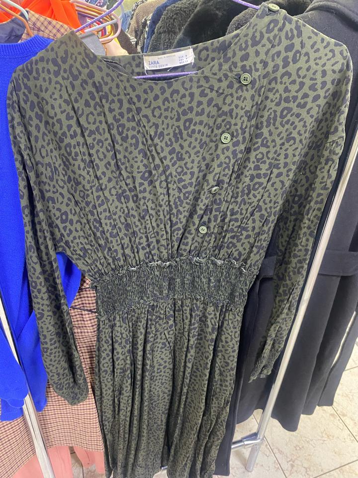 Платье ZARA с леопардовым принтом