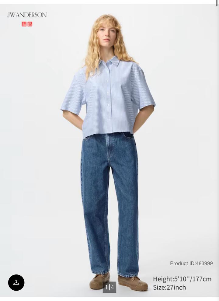Джинсы UNIQLO JW ANDERSON