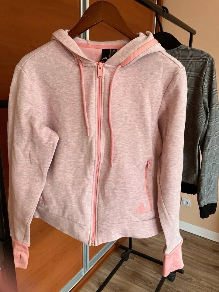 Худи adidas на молнии с капюшоном