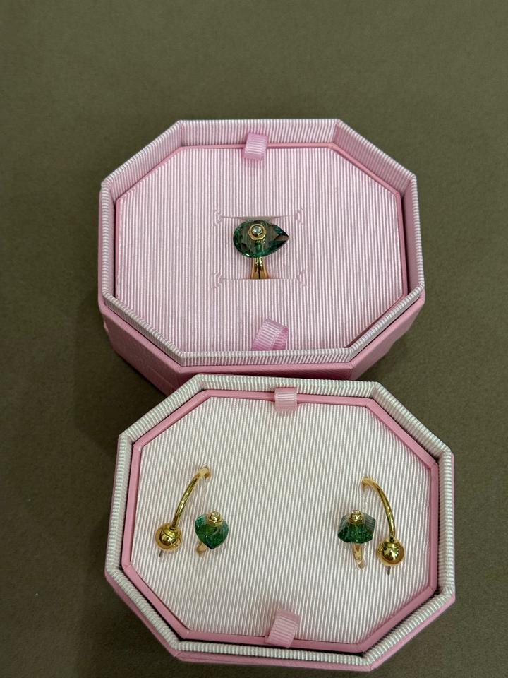 Swarovski Серьги и кольцо