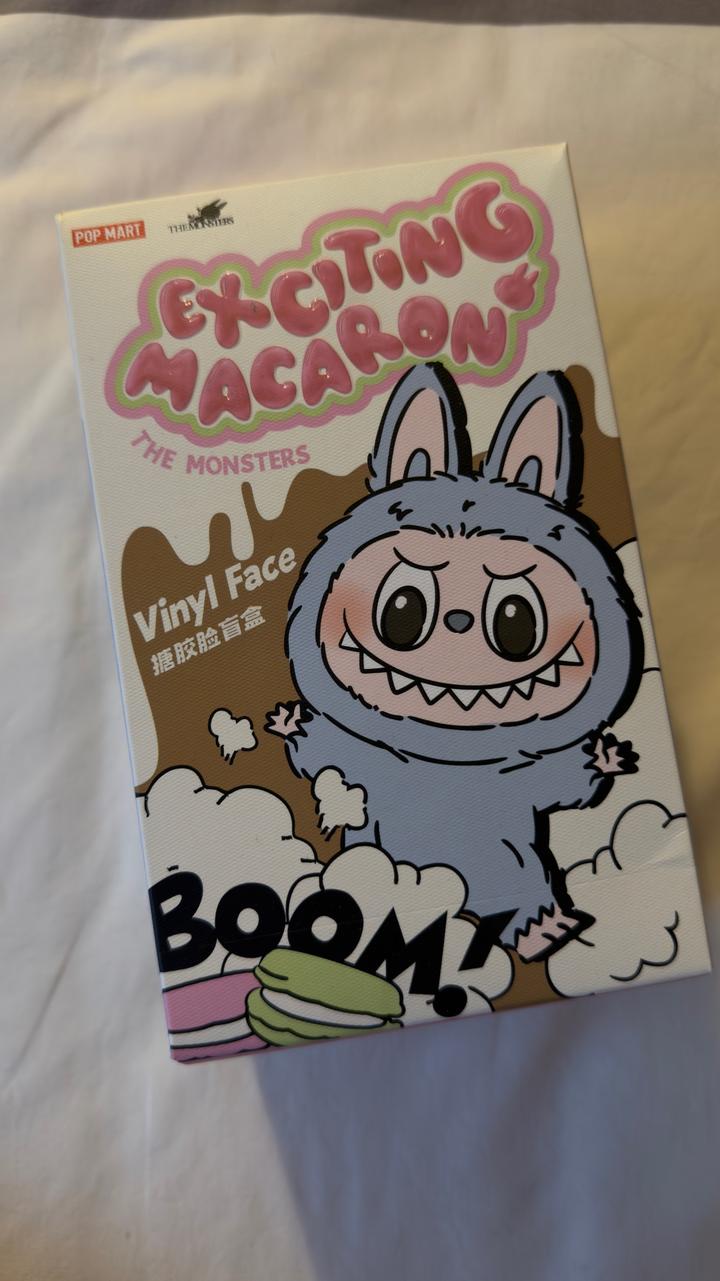 POP MART The Monsters Exciting Macaron Vinyl Face Blind Box