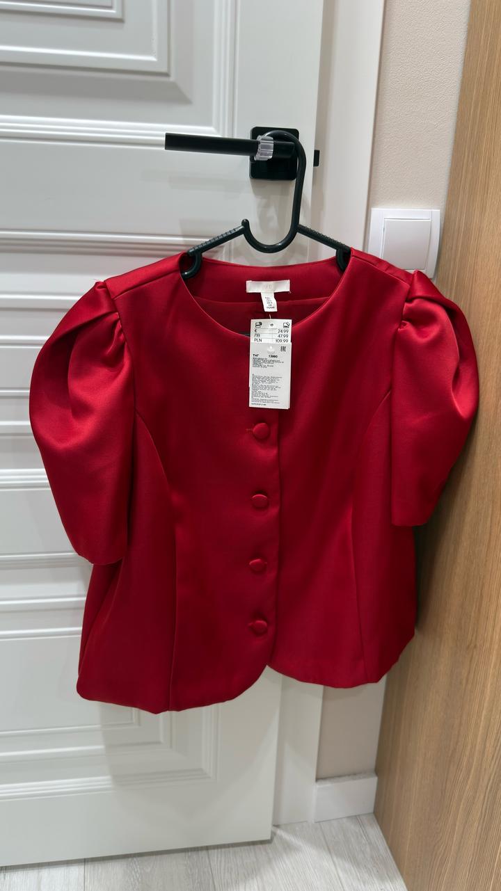 H&M Красная блуза