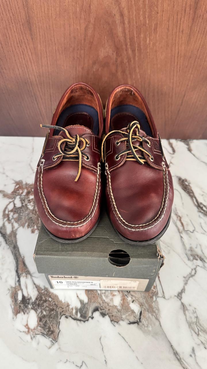 Мужские кожаные топсайдеры Timberland