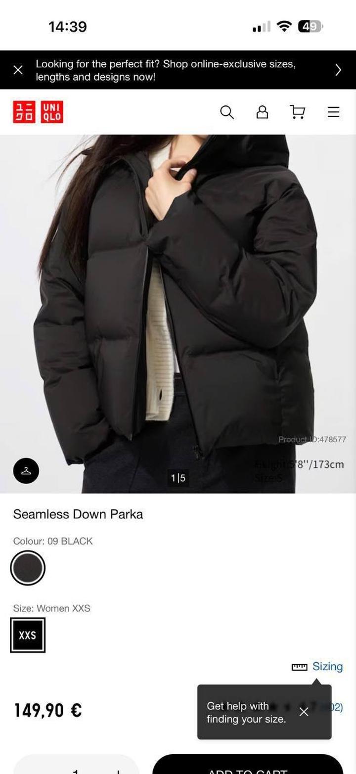 UNIQLO Seamless Down Parka