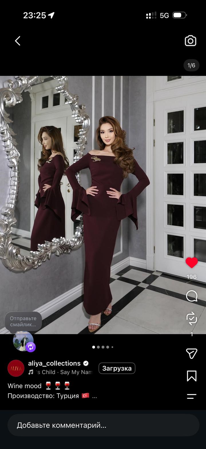 Aliya Collection aliya_collections платье  турецком качестве ,качественный пошив купила за 56500🥹