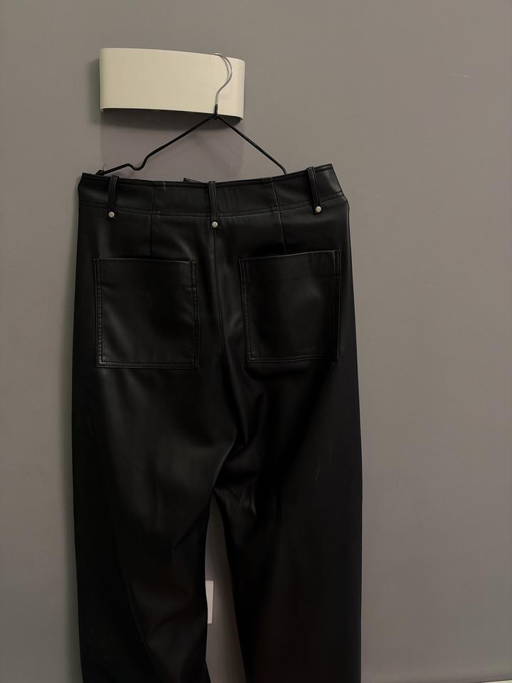 Брюки ZARA из экокожи