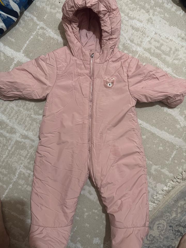 Baby Go Утепленный комбинезон для девочки осень