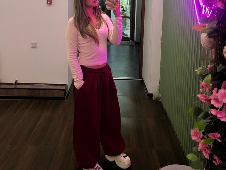 Bershka Лонг розовый