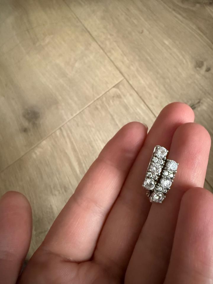 Серебряные Серьги дорожки