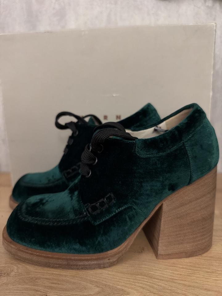 Marni туфли на шнуровке