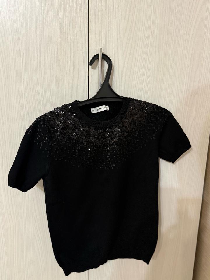 Футболка ZARA с пайетками