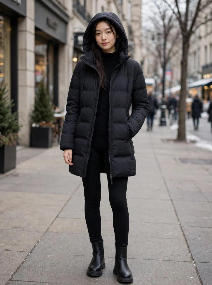 Женский пуховик UNIQLO xs