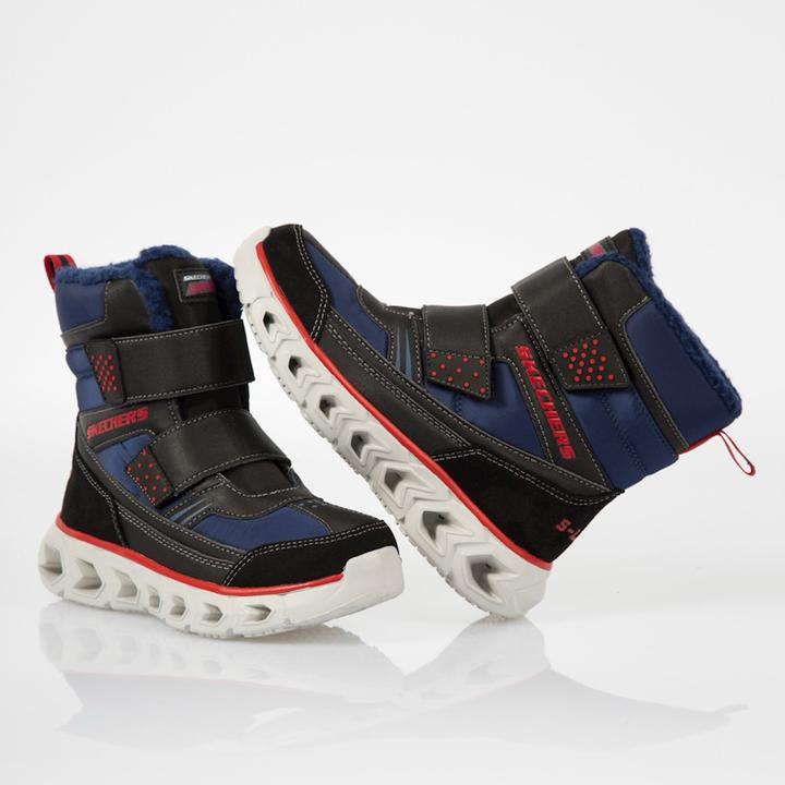 Высокие ботинки Skechers со светящейся подошвой 31.5 размер